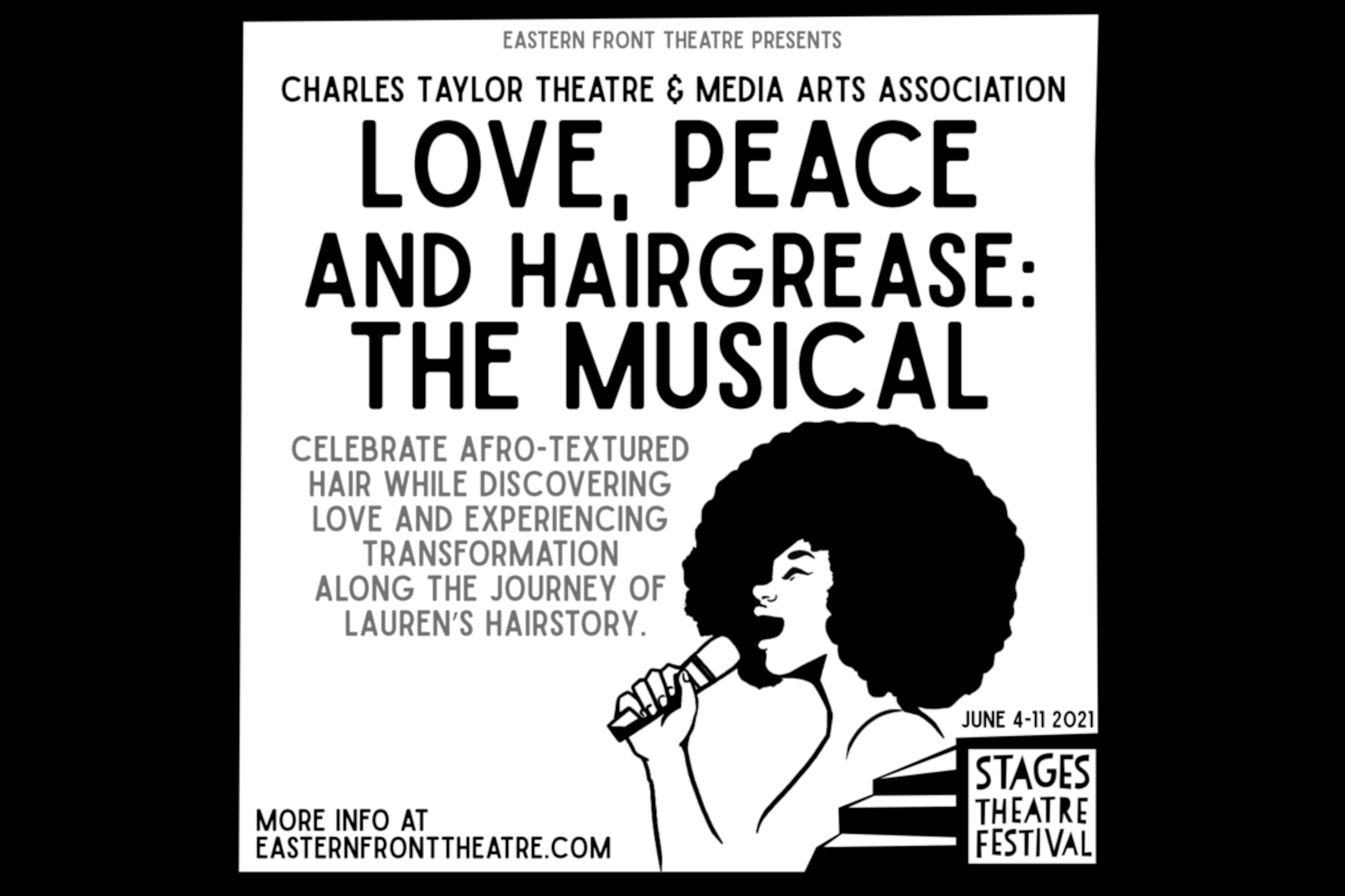 Poster for "Love, Peace and Hairgrease: The Musical"