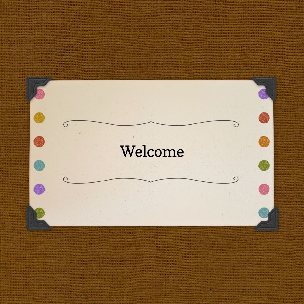 Welcome title card